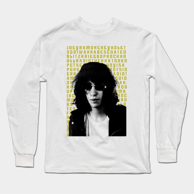 Joey Ramone Long Sleeve T-Shirt by Allbestshirts